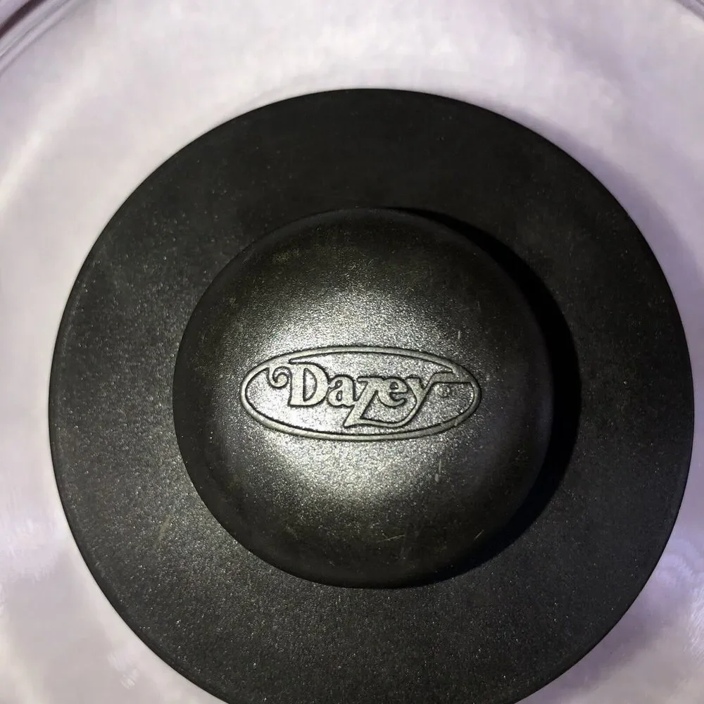 Dazey Glass Lid Heavy‎ Duty 8.5” Inner/ 9.5” Outer Rims Pre-owned